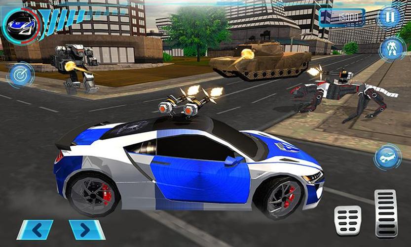 Multi Robot Transform Car Game 螢幕截圖 3