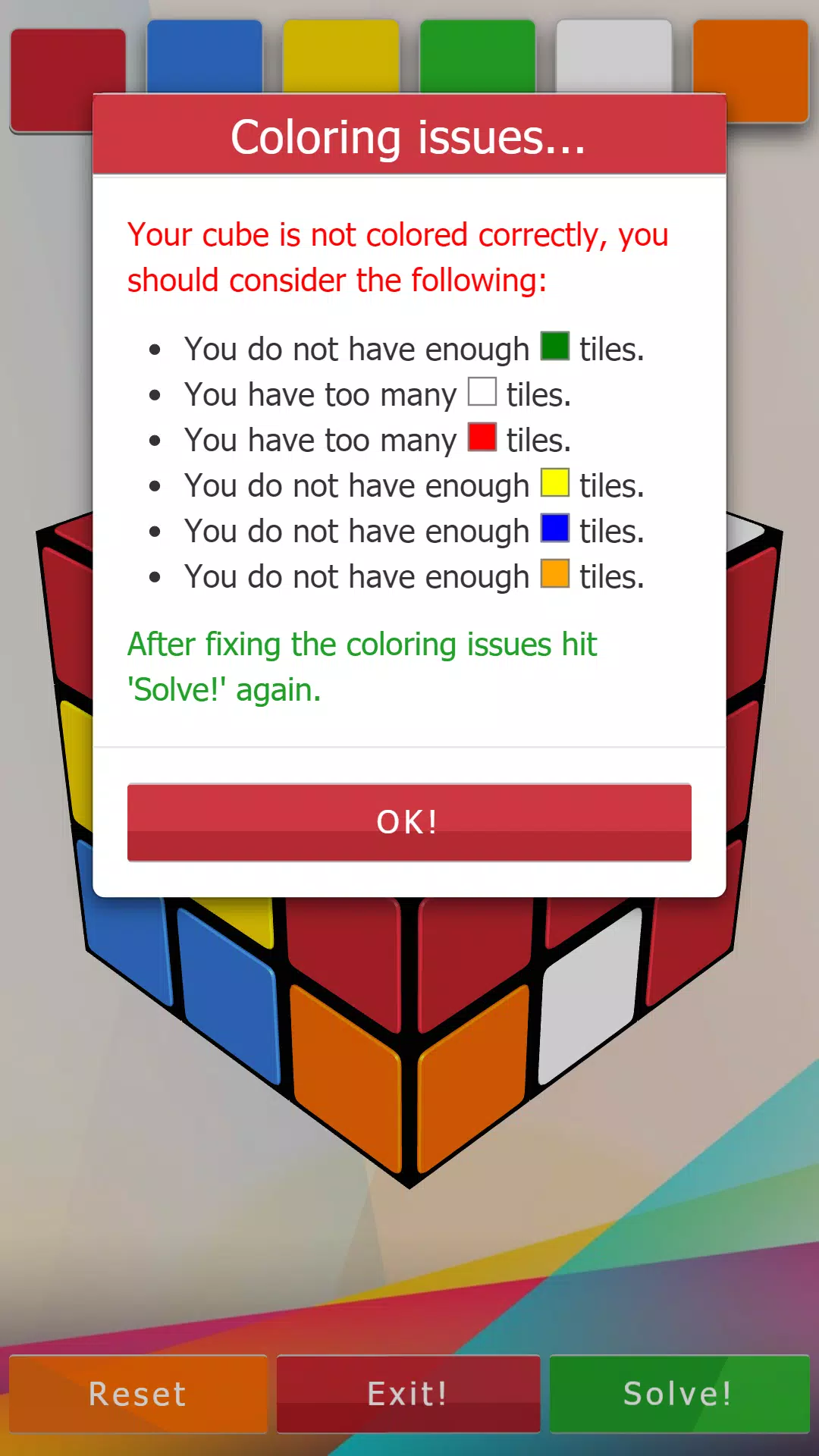 3D-Cube Solver ဖန်သားပြင်ဓာတ်ပုံ 2