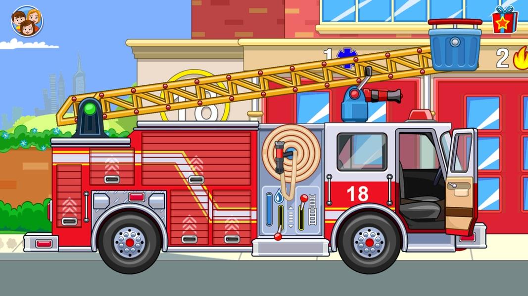 Firefighter: Fire Truck games Screenshot 2