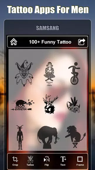 Tattoo design apps for men স্ক্রিনশট 3