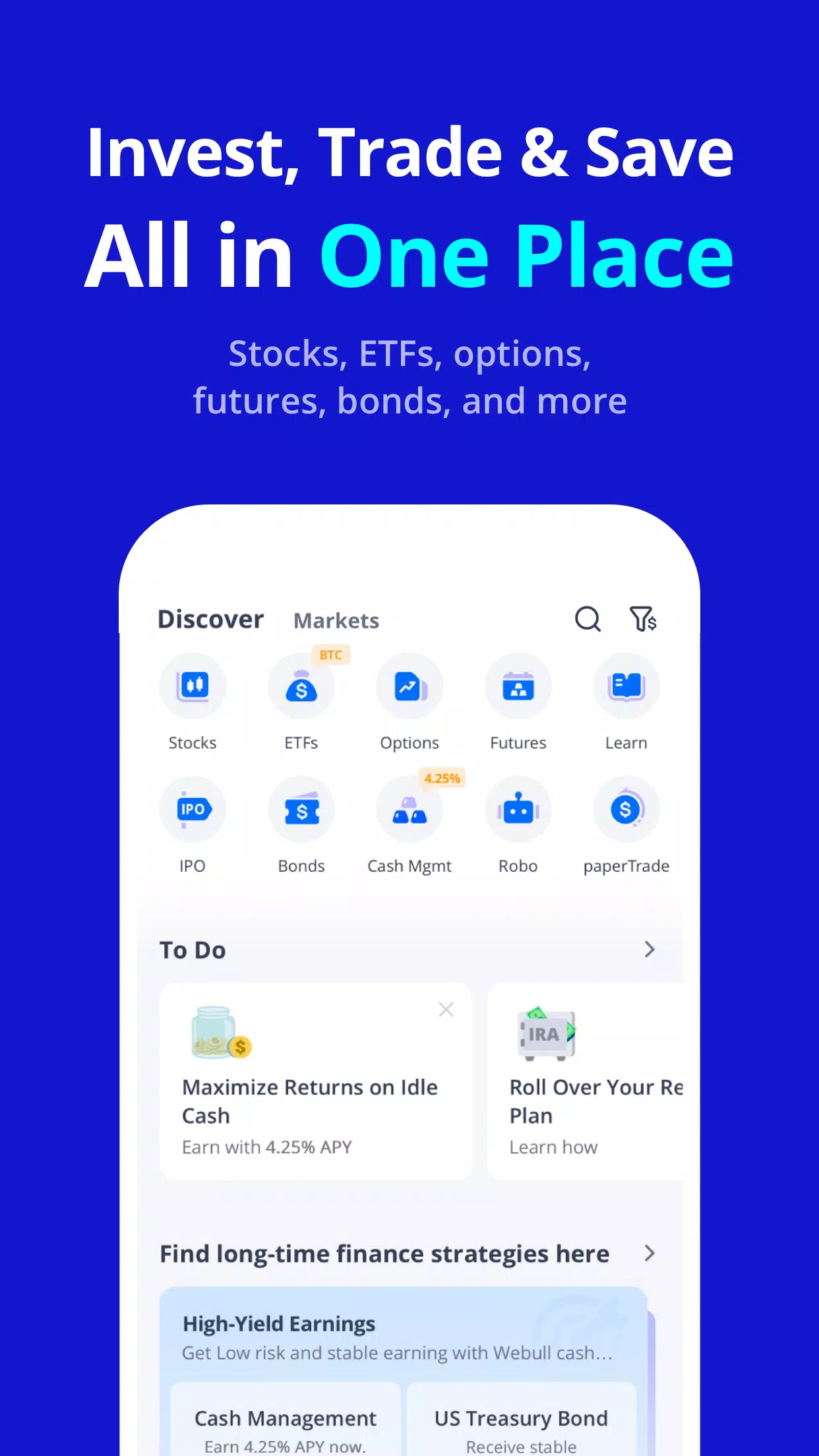 Webull - Stock Quotes & News Capture d'écran 1