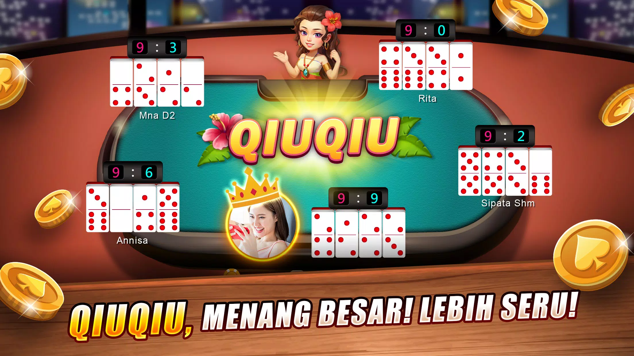 LUXY Domino Gaple QiuQiu Poker ภาพหน้าจอ 1