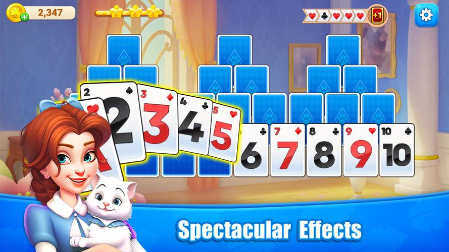 Classic Solitaire TriPeaks 螢幕截圖 1