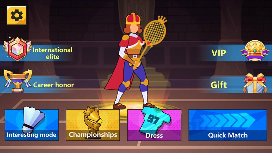 Badminton Hero-Championship Captura de tela 0