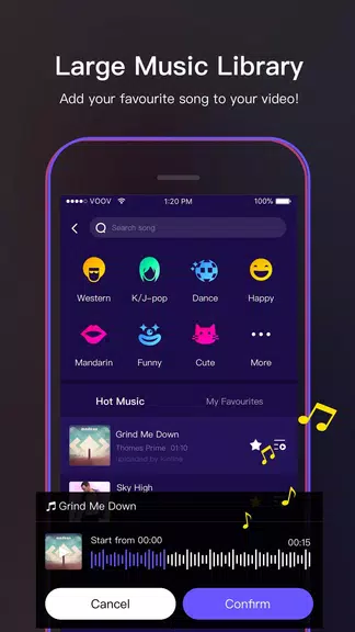 VOOV - Free Social Video App Скриншот 2