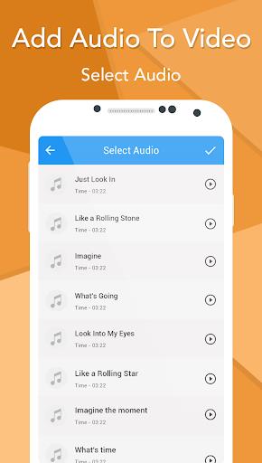 Add Audio To Video ภาพหน้าจอ 3