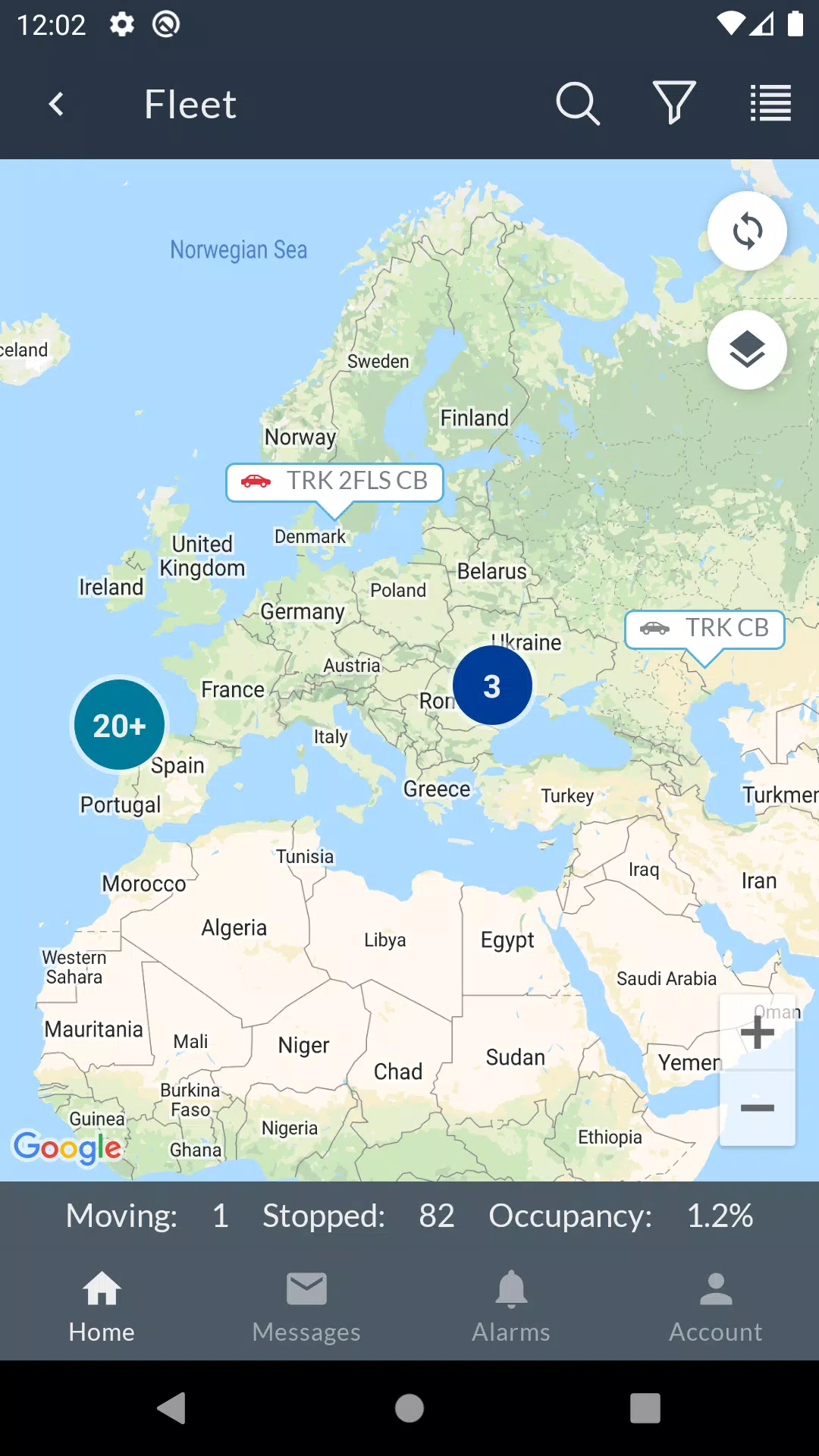 Frotcom Fleet Manager Скриншот 1