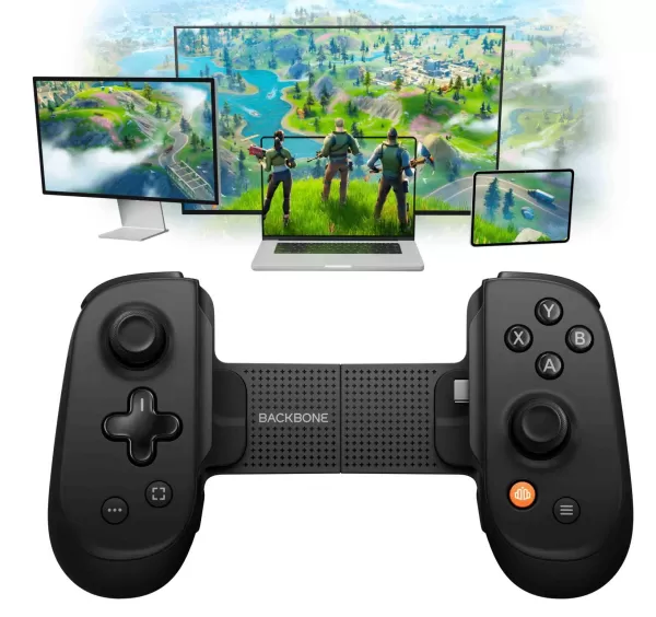 Contrôleur Backbone Pro avec un jeu sur différents appareils