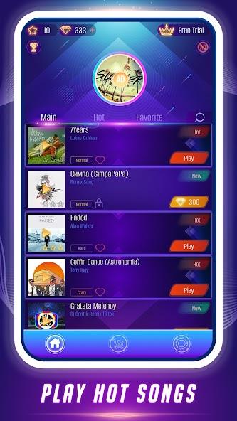 Dance Tiles: Music Ball Games Mod 螢幕截圖 1