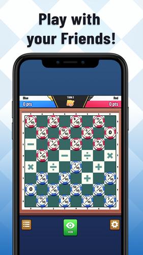 Damath: Math Checkers Ảnh chụp màn hình 1