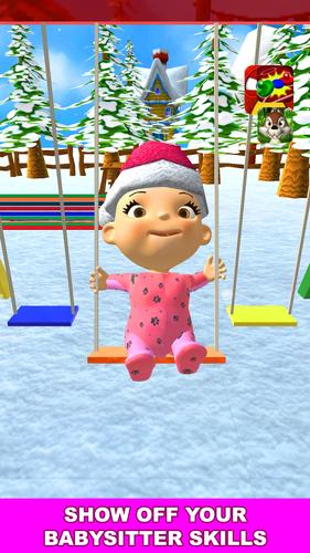 Baby Masha's Winter Playground Screenshot 1