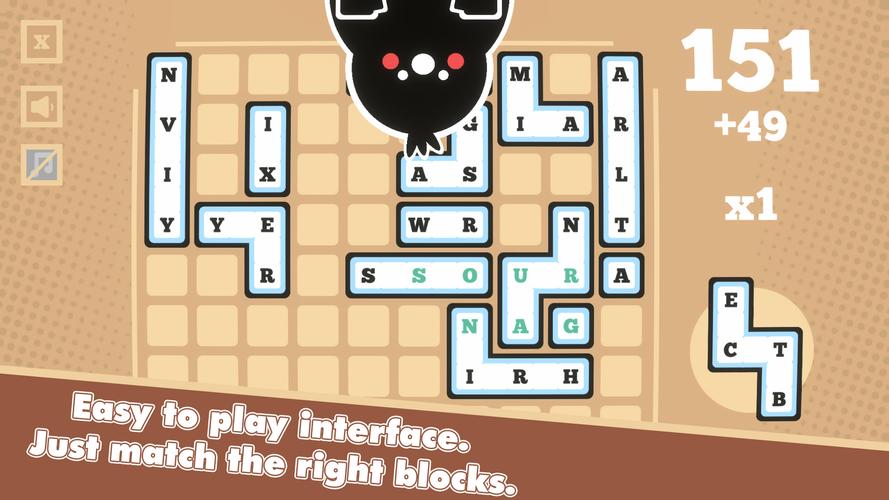 Word Block Puzzle 스크린샷 1