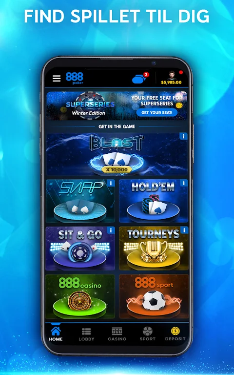 888 Poker - Spil Texas Holdem Captura de pantalla 2