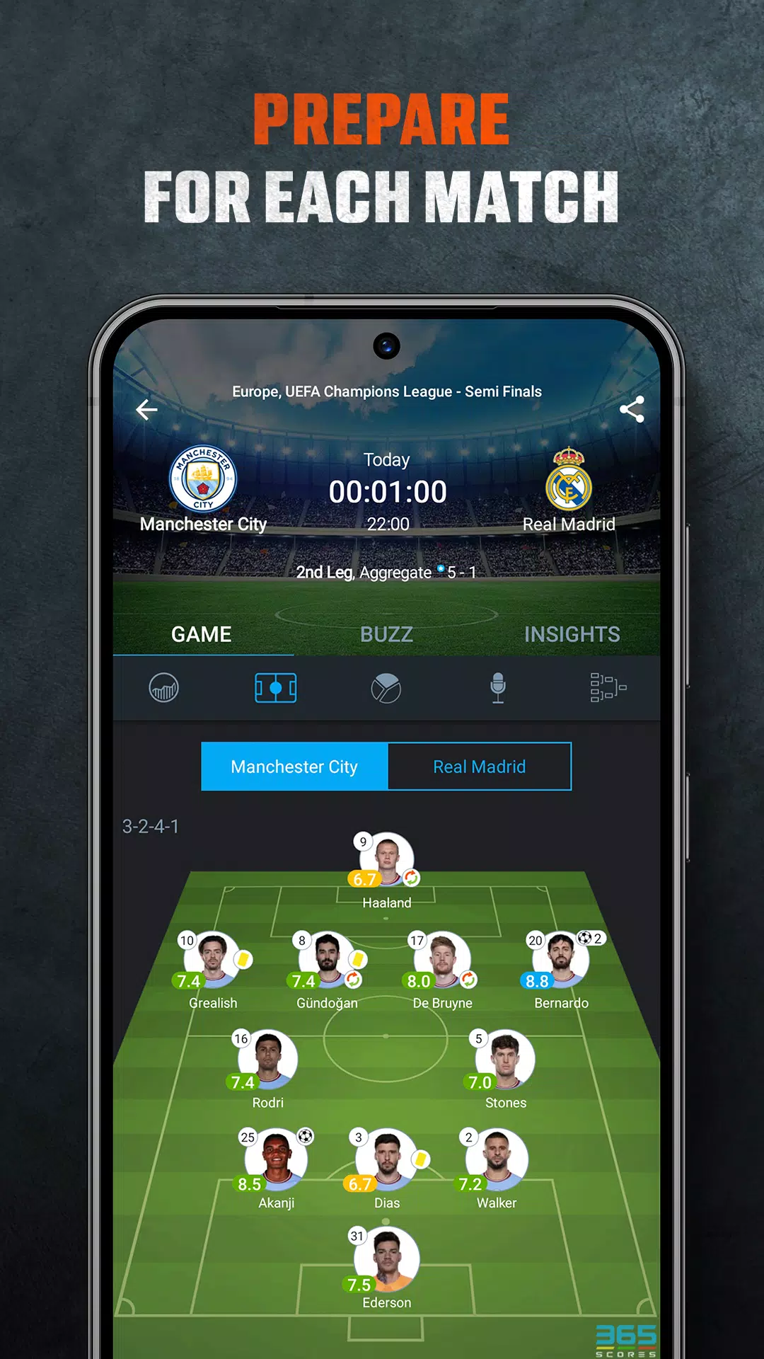 Schermata 365Scores 2