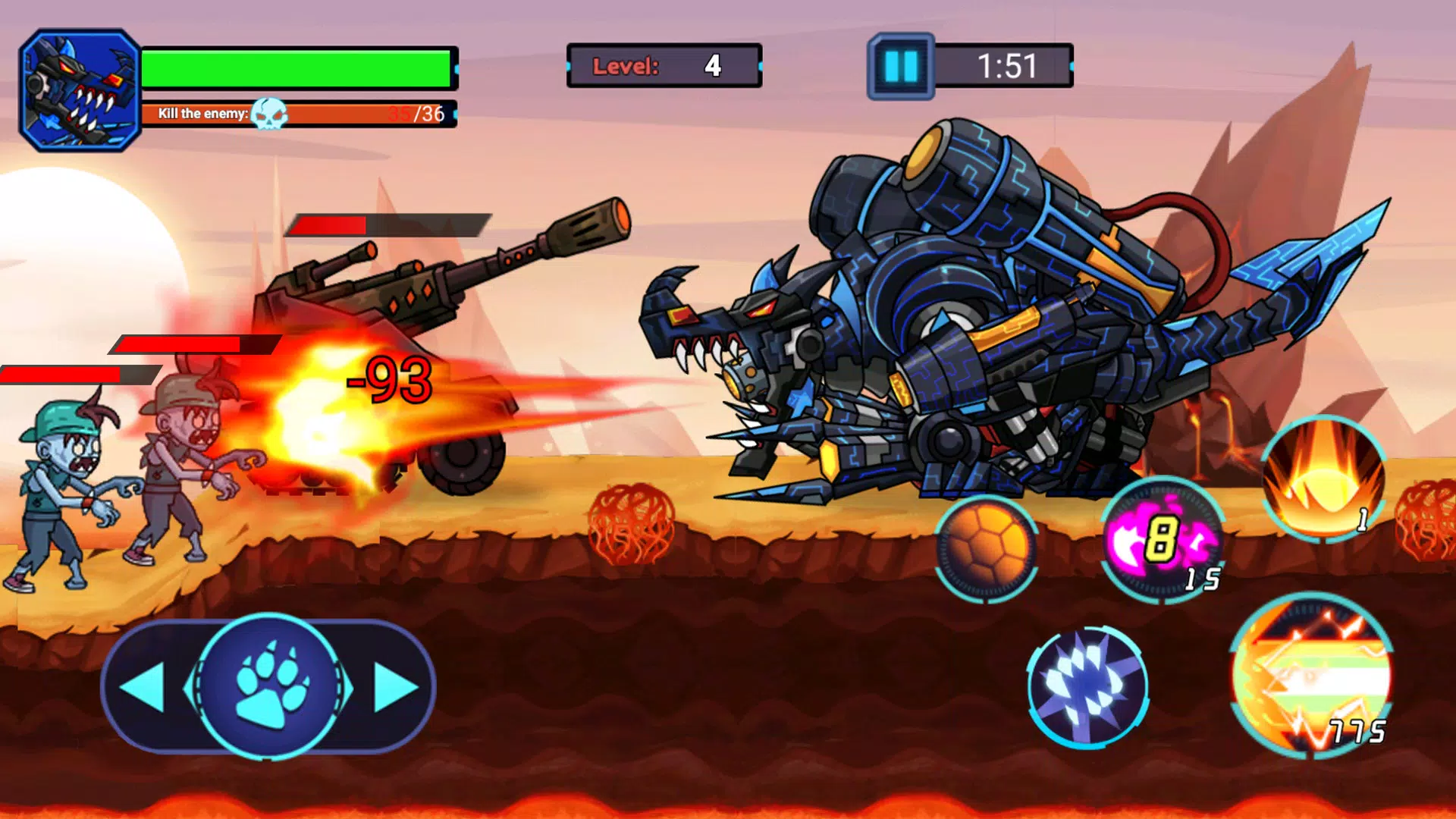 Mech Dinosaur War Screenshot 0