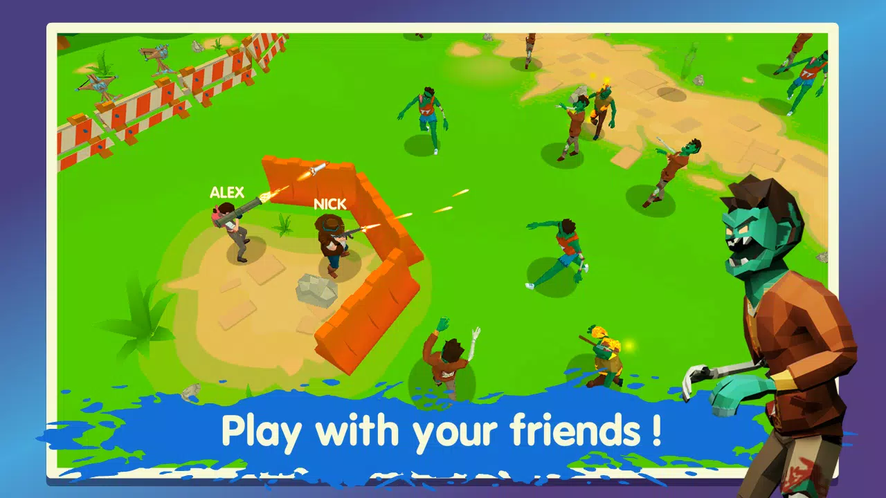Two Guys & Zombies 3D: Online 螢幕截圖 0