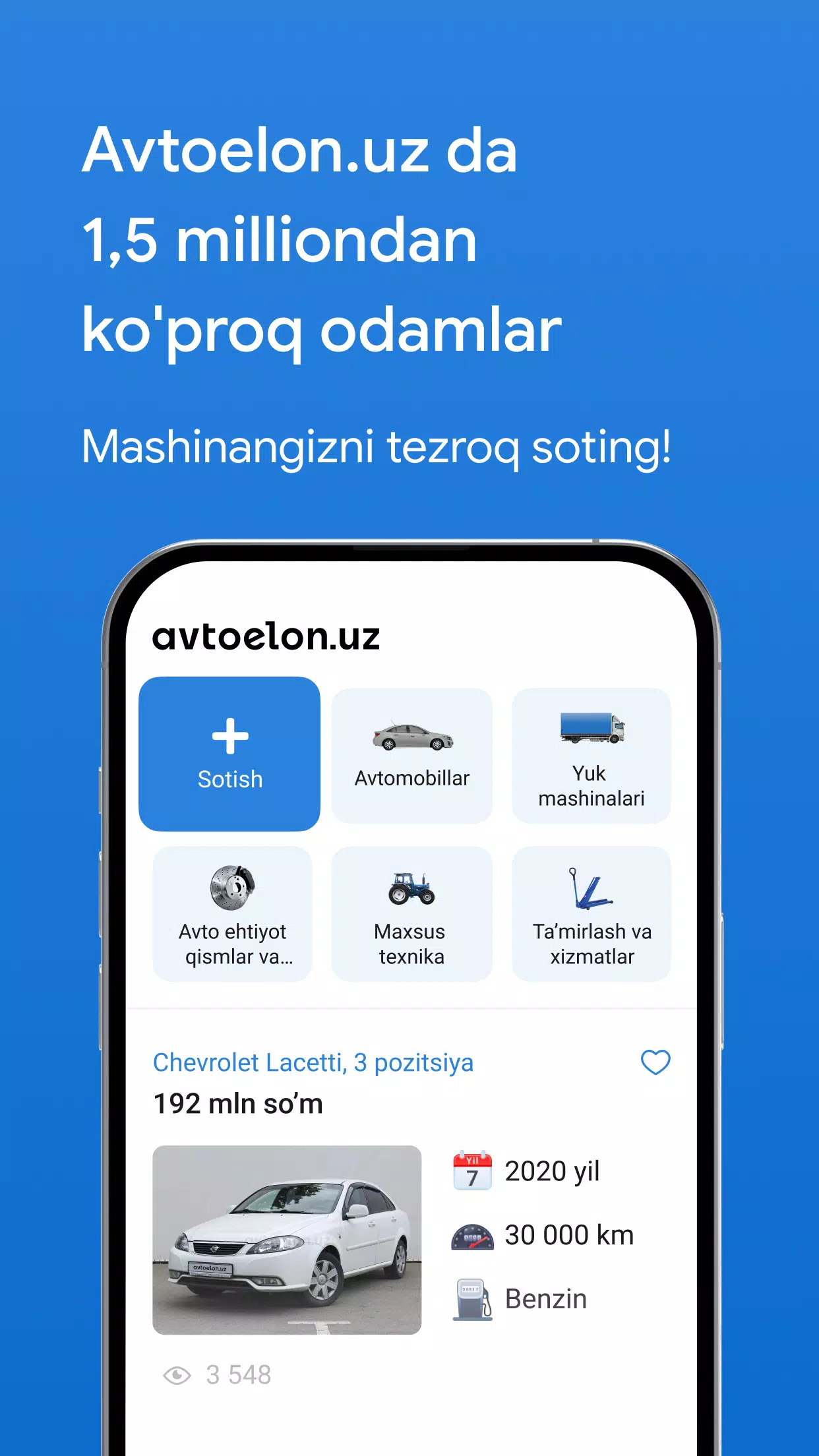 Avtoelon.uz 螢幕截圖 1