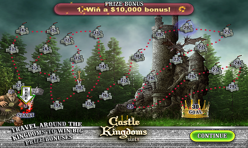 Castle Kingdoms Magic Dragon Legend Slots FREE 螢幕截圖 1