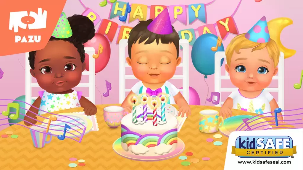 Baby Birthday Maker Game 螢幕截圖 0