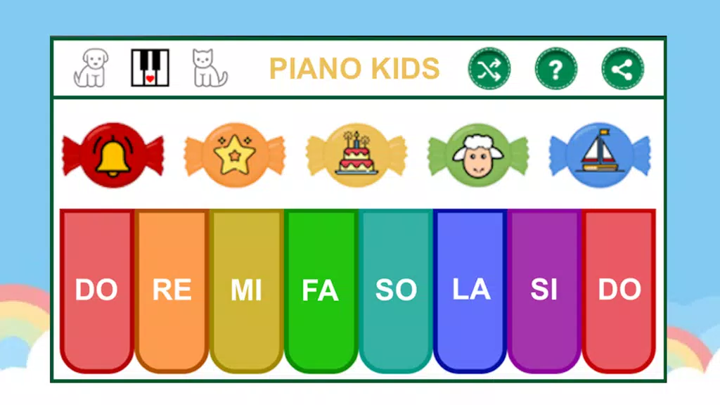 Piano Kids: Animals Music Song Zrzut ekranu 0