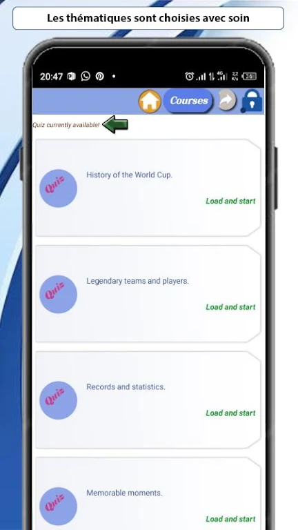 Football World Cup Quiz Screenshot 1