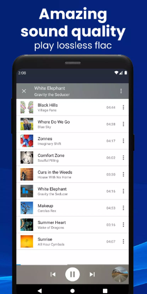 音楽プレイヤーCloudBeats Music Player スクリーンショット 2