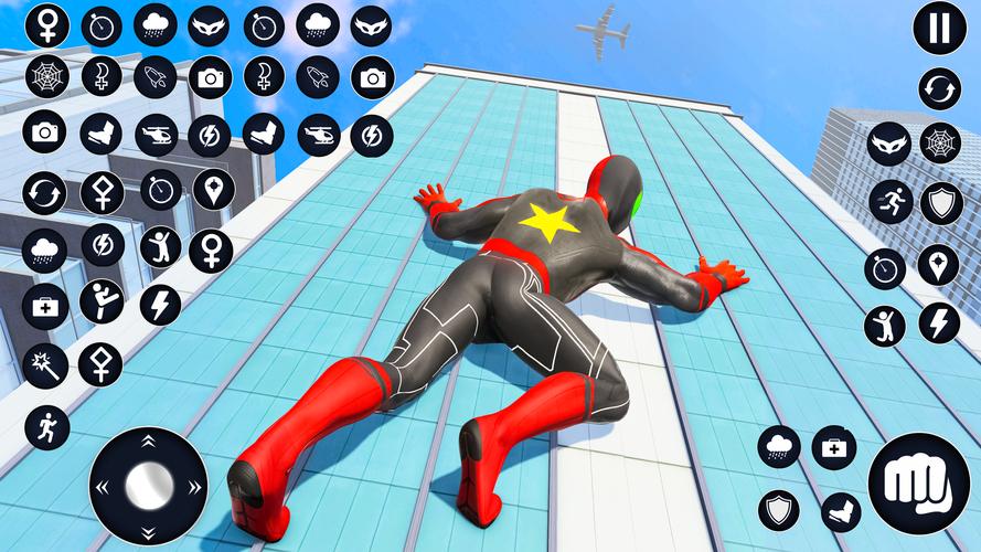 Rope Spider Hero: Spider Games 螢幕截圖 1