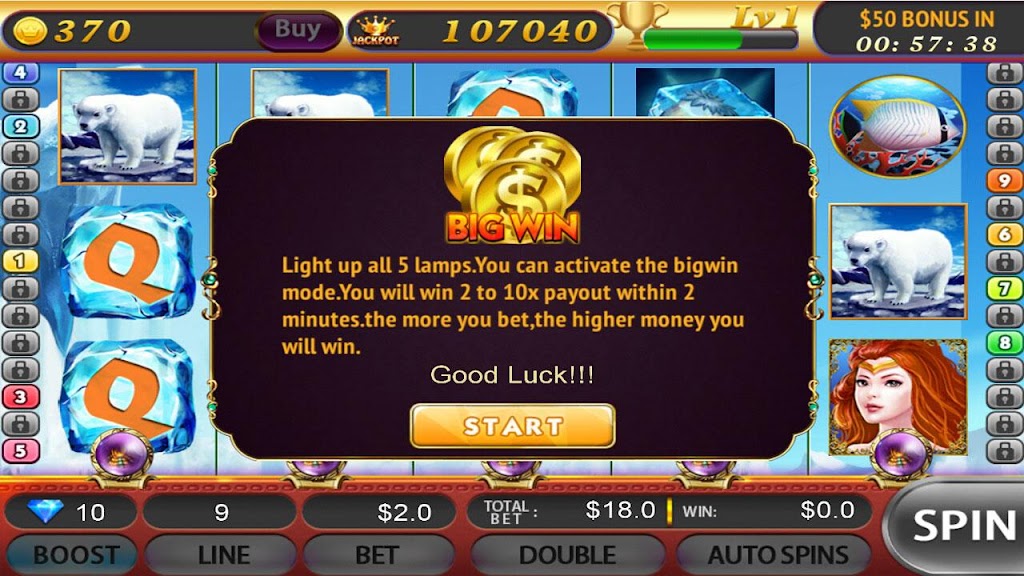 Slots Arctic:Free Slot Machine Screenshot 3