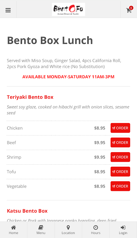 BentoFu Asian Diner & Sushi ภาพหน้าจอ 2