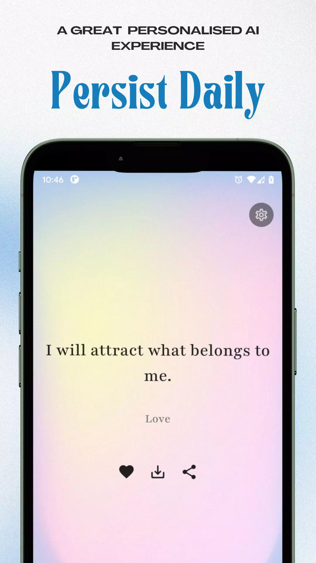 AI Uplift - Daily Affirmations 螢幕截圖 1