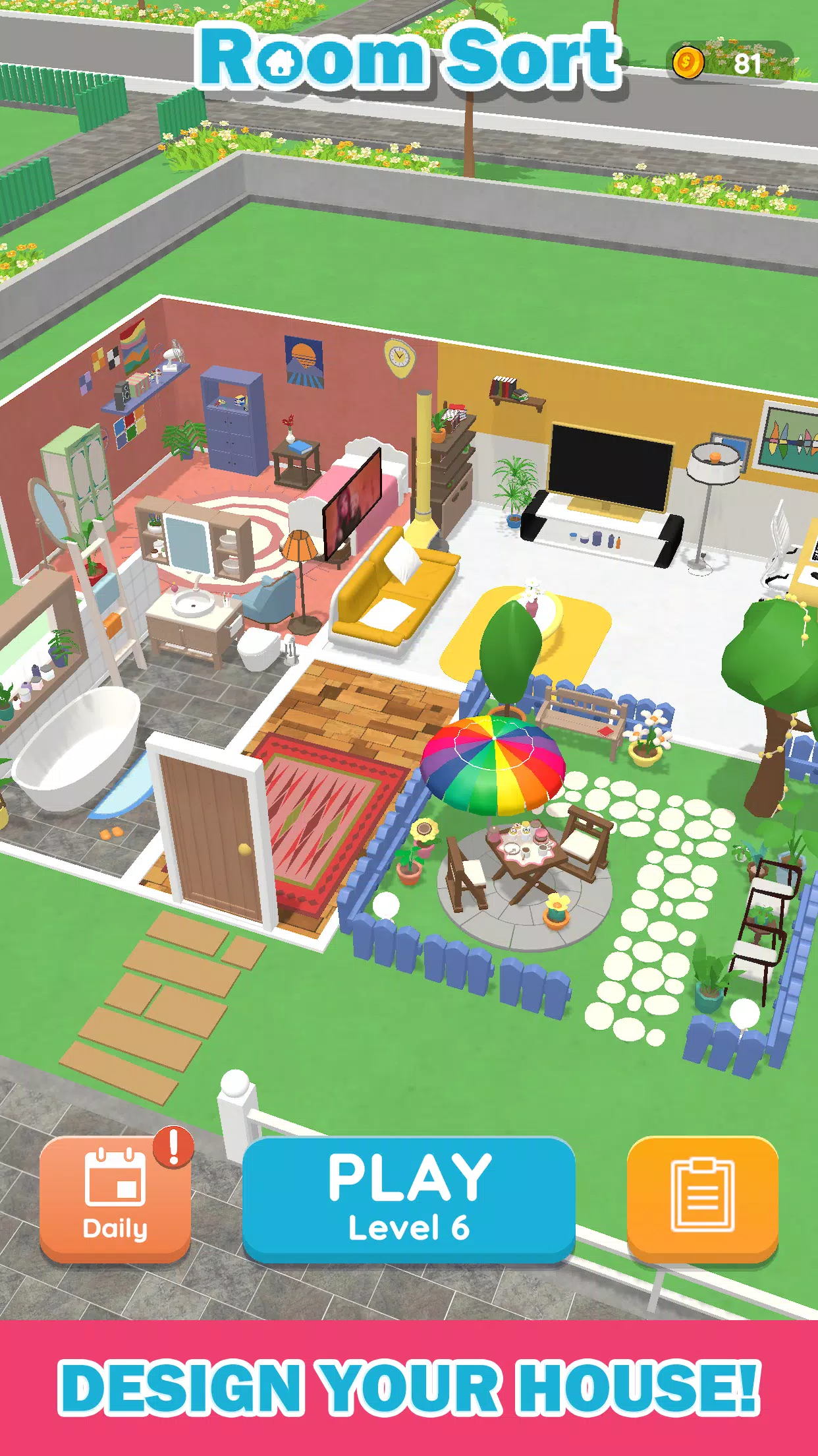 Room Sort - Floor Plan Game Screenshot 3