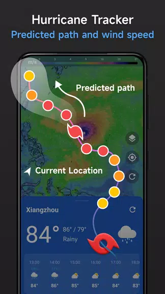 Live Weather & Radar Map स्क्रीनशॉट 1