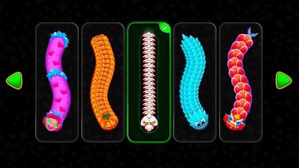 Worms Zone .io Jeux de Serpent Screenshot 1