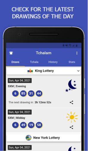 TCHALAM: Lottery with Haitian Spiritual Numbers 螢幕截圖 1