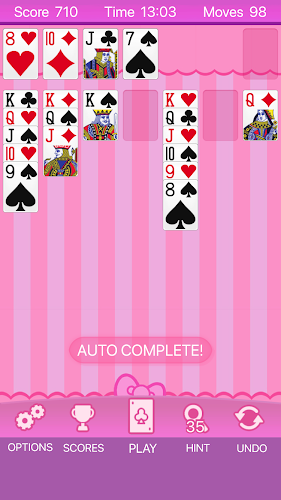 Pink Solitaire 螢幕截圖 0