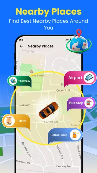 GPS Земля карта Жить Навигация Скриншот 2