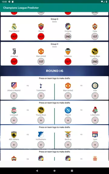Champions Football Predictor ဖန်သားပြင်ဓာတ်ပုံ 3