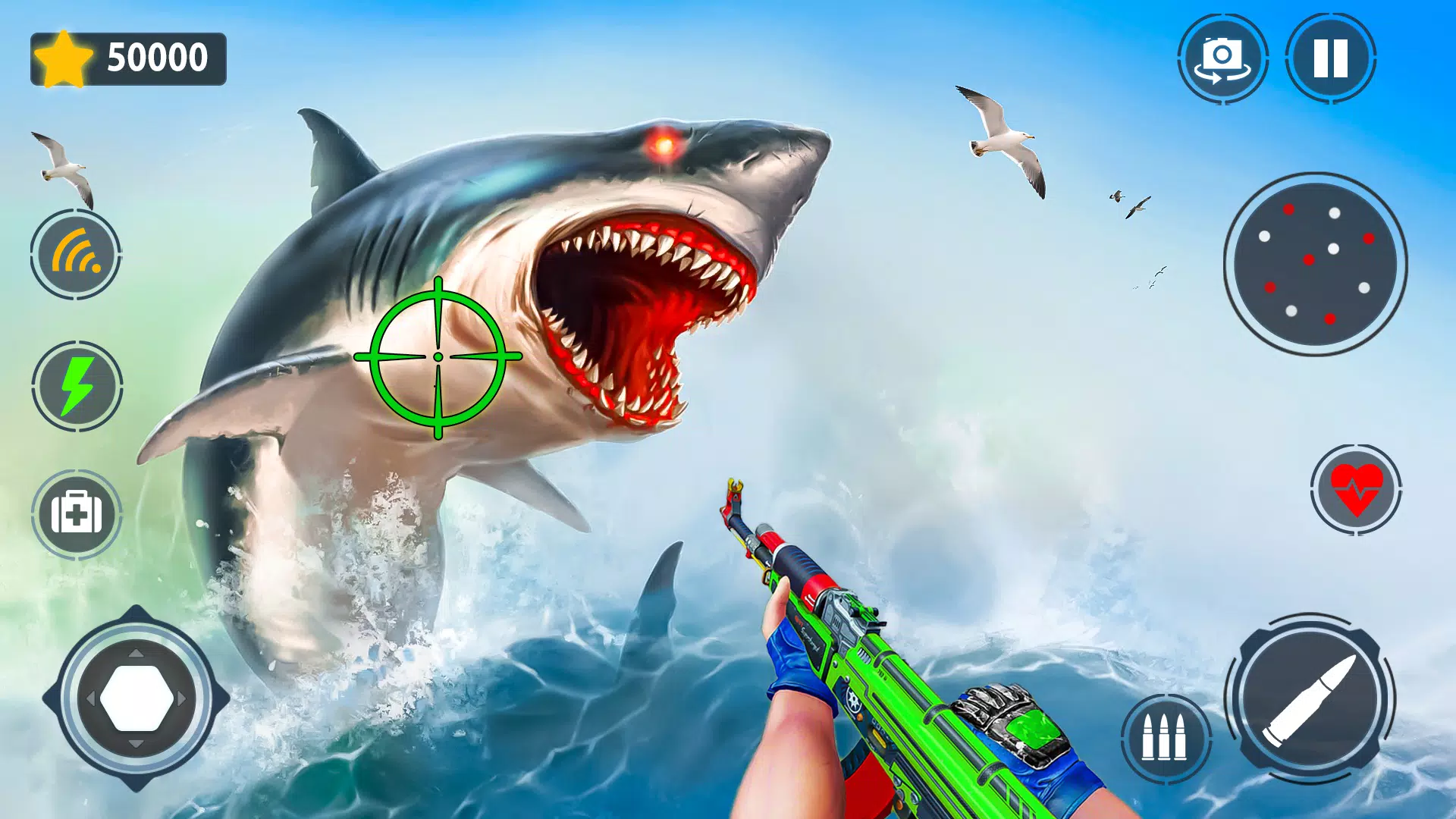 Shark Games & Fish Hunting Screenshot 0