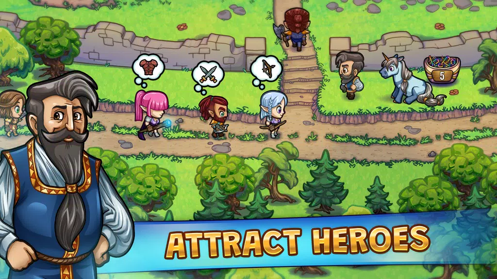 Hero Park: Shops & Dungeons Screenshot 0