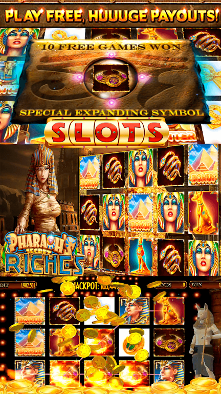 Pharaoh's Secret Casino Online Slot Machine Zrzut ekranu 2