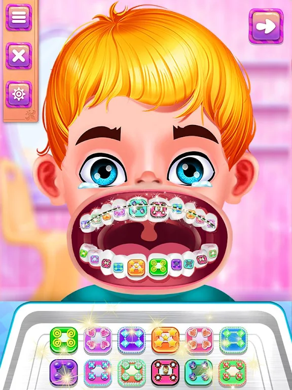 Mouth care doctor dentist game 螢幕截圖 1