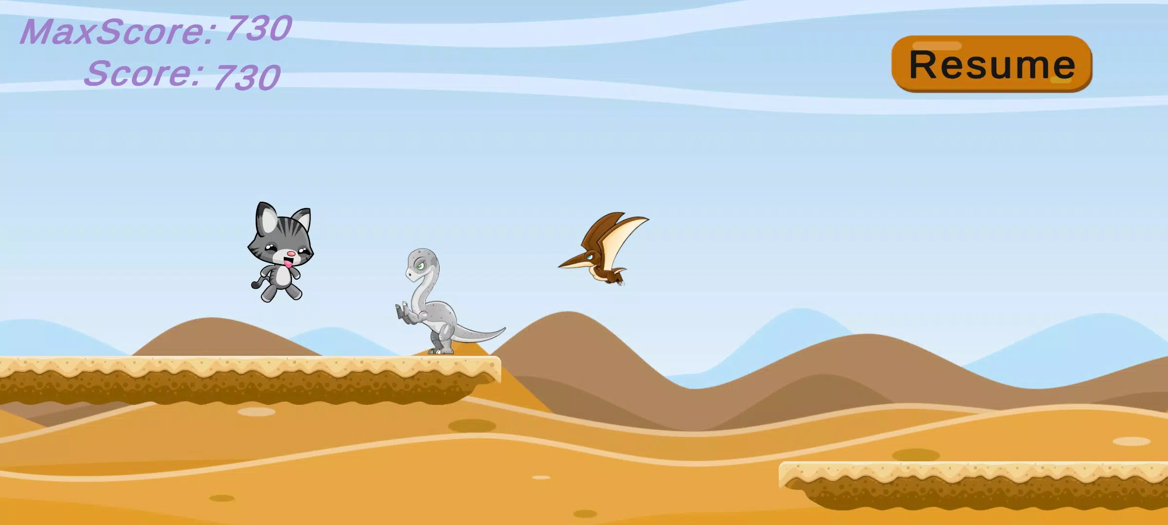 Cat Runner Adventure ภาพหน้าจอ 0