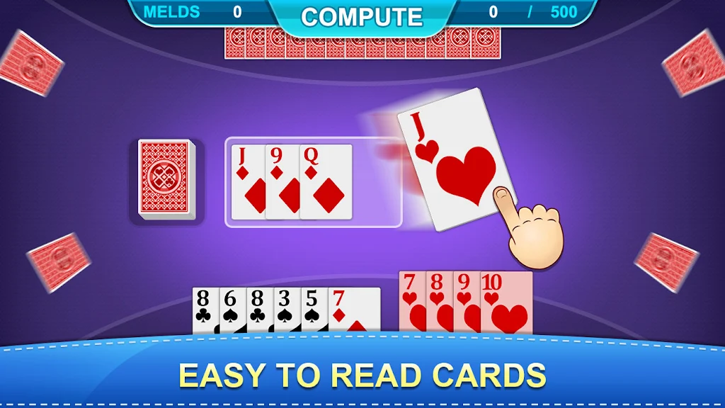 Rummy - Gin Rummy Card Games Capture d'écran 1