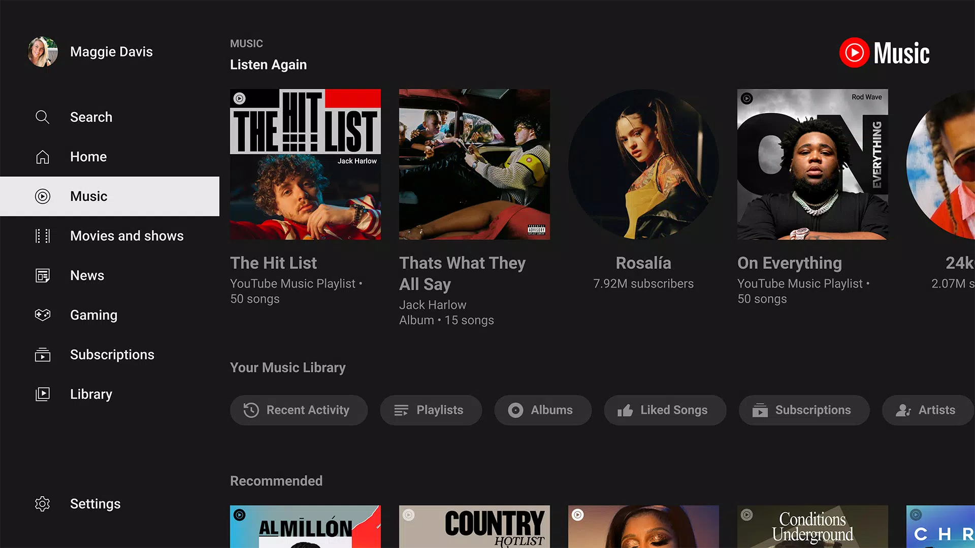 YouTube for Android TV应用截图第1张