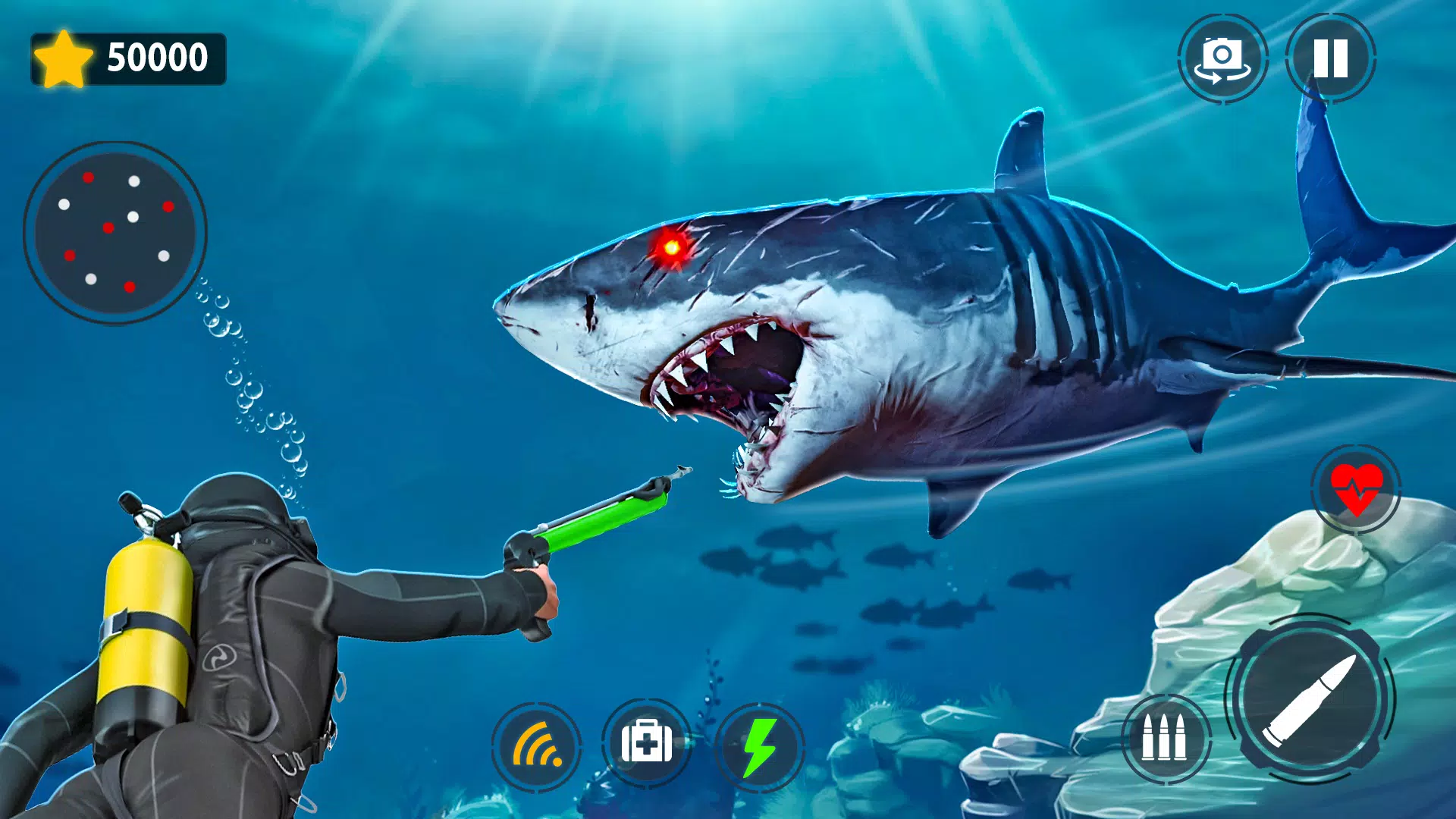 Shark Games & Fish Hunting Screenshot 1