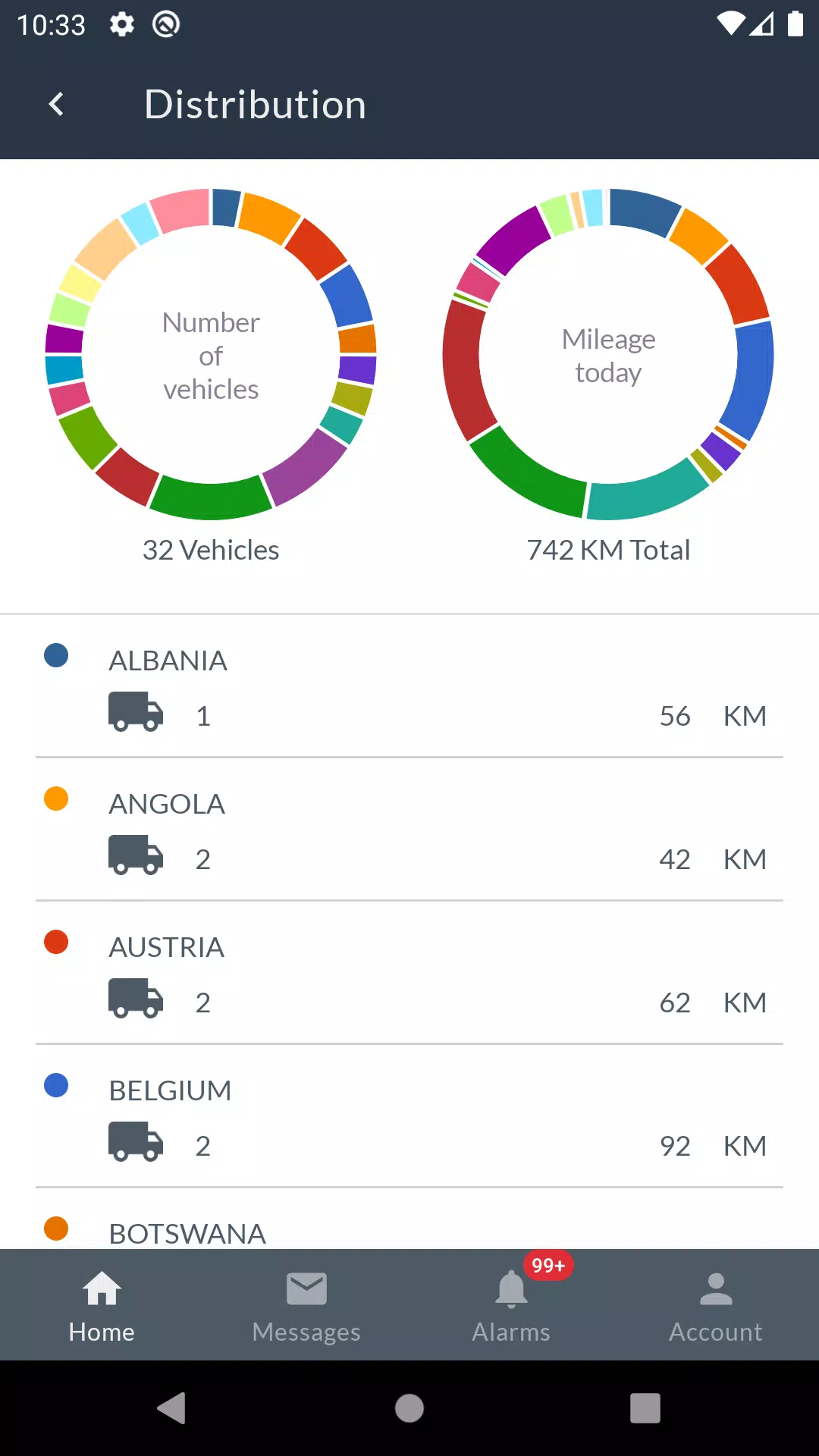 Frotcom Fleet Manager Скриншот 2