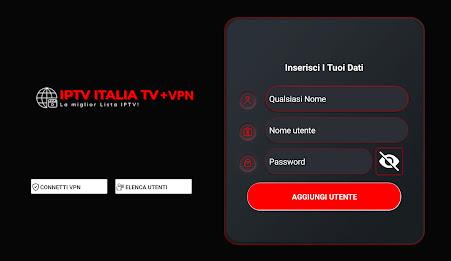 IPTV ITALIA TV + VPN Screenshot 0