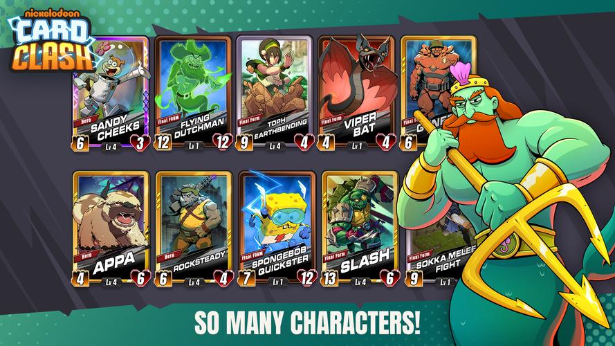 Nickelodeon Card Clash Zrzut ekranu 1
