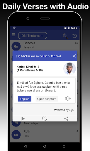 Yoruba & English Bible - With Full Offline Audio Screenshot 1