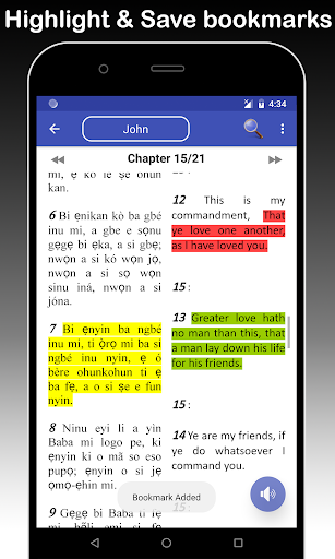 Yoruba & English Bible - With Full Offline Audio Screenshot 2